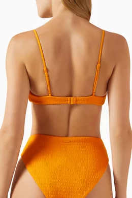 Calvin klein orange bikini top