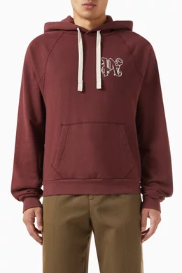 Palm angels hoodie sales red