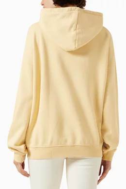 Pale yellow top hoodie women's
