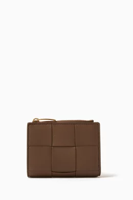 Bi fold leather wallet discount