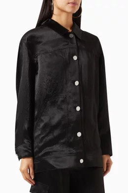 Oversized trucker on sale