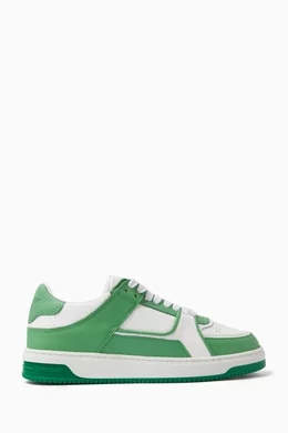 Buy Represent Green Apex Sneakers in Leather for Men in UAE