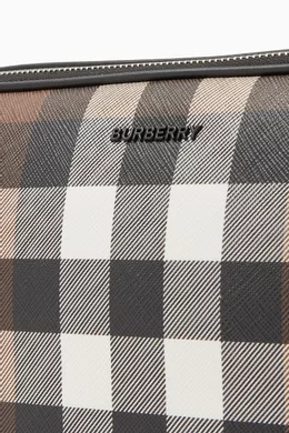 Burberry double deals zip wallet