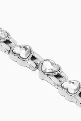 Buy Luv Aj Silver Cross My Heart Anklet in Silver-plated Stainless