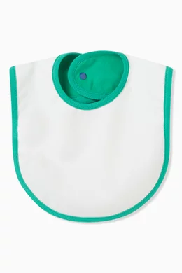 Buy A Bathing Ape Green Baby Milo Pile Monkey Bib in Cotton for Kids in UAE Ounass