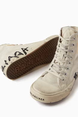 Balenciaga leather high top sneakers 2025