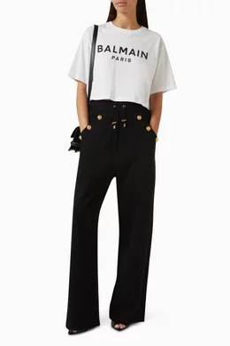 Balmain t shirt women store