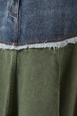 Chloe denim hotsell skirt