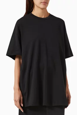 Buy Wardrobe.NYC Black x HB Oversized T shirt in Cotton jersey for