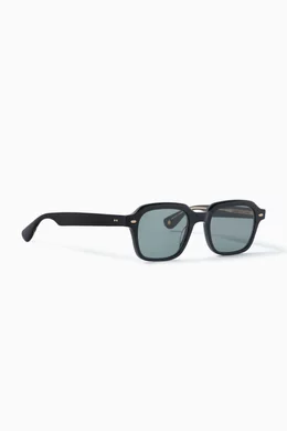Buy Garrett Leight Black OG Freddy P Sunglasses in Acetate for Men in UAE Ounass