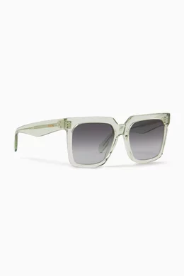 Oversized sunglasses in acetate on sale celine