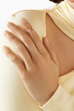 Diamond discount knuckle ring