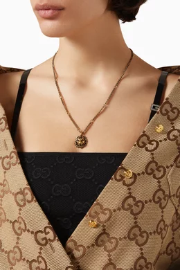 Gucci 2024 lion necklace
