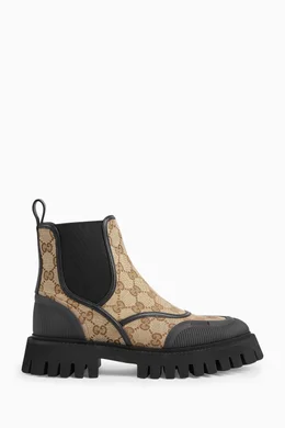 Canvas chelsea boots sale