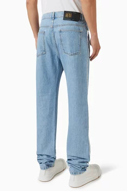 Buy JW Anderson Blue Twisted Slim Fit Jeans in Denim for Men in UAE Ounass