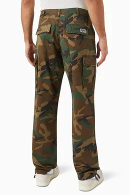 Camo cargo joggers hot sale