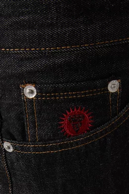 Black hotsell graphic jeans