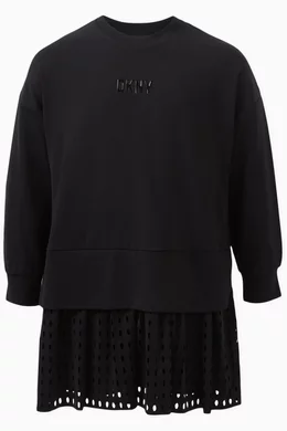 Dkny sweatshirt dress hot sale