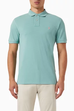 Slim cut hot sale polo shirts