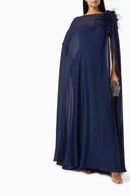 Overlay sale cape dress