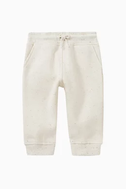 Buy KENZO KIDS Neutral Logo Sweatpants in Cotton Blend Fleece