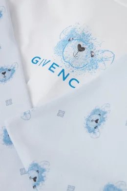 Baby blue givenchy shirt top