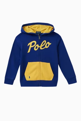 Polo hoodie best sale blue