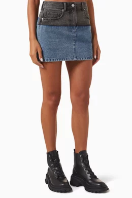 2 tone clearance denim skirt