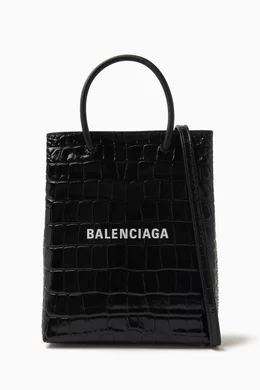 Balenciaga leather shopper sales
