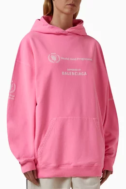 Balenciaga hoodie top womens red