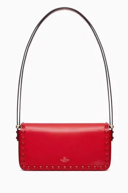 Valentino red shoulder shop bag