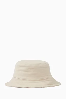 Buy Represent Neutral Logo Bucket Hat in Canvas for Men in UAE