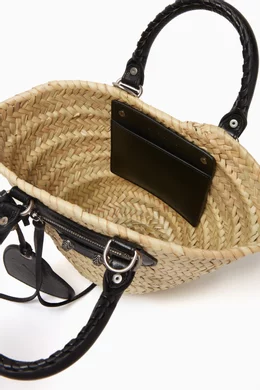 Basket shop shoulder bag