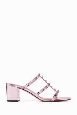Valentino hotsell metallic sandals