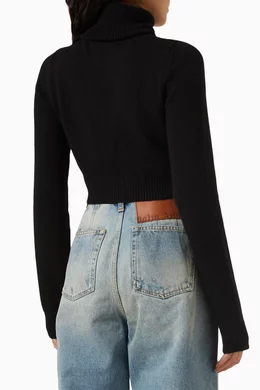 Palm angels sale crop sweater