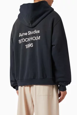 Acne studios shop hoodie black