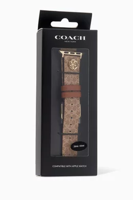 Coach leather watch on sale band replacement
