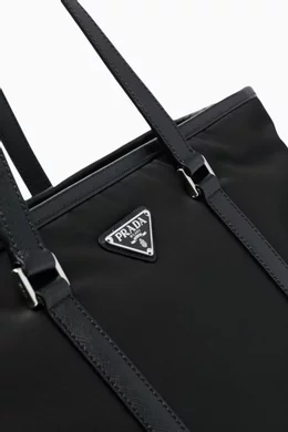 Prada black bag 2025 leather