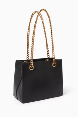 Balenciaga black tote bag top