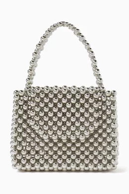 Beaded mini 2025 tote bag