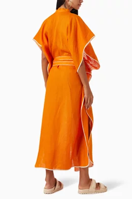 Maxi shop kimono dress