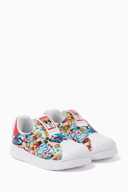 Buy adidas White x Mickey Mouse Infant Superstar 360 Sneakers in