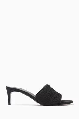 Canvas mules online womens