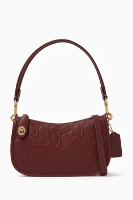 Coach shop signature leather