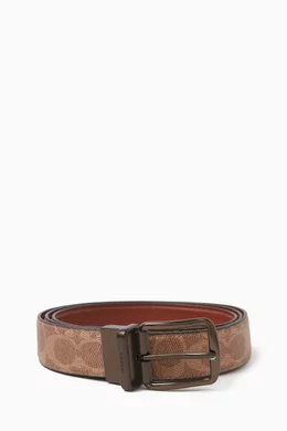 Coach belt men discount