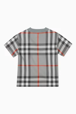 Burberry pattern t shirt sale
