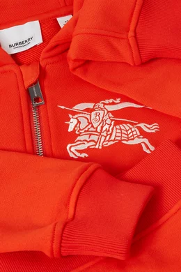 Orange zip outlet up jacket