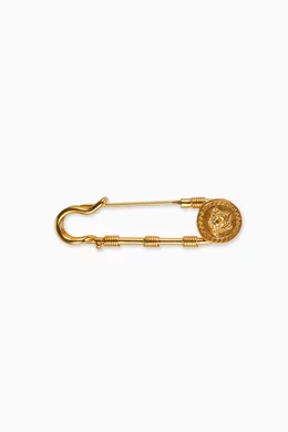 Versace discount pin brooch