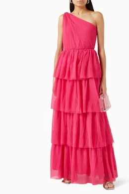 Bcbg pink 2025 long dress