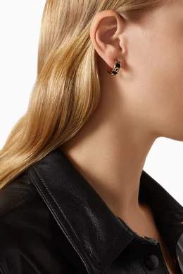 Coach sales huggie earrings